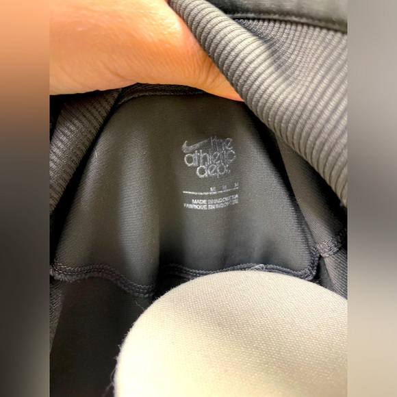 NIKE THE ATHLETIC DEPT Swoosh Logo Full Zip Track Jacket Gray Size Medium - Picture 8 of 8